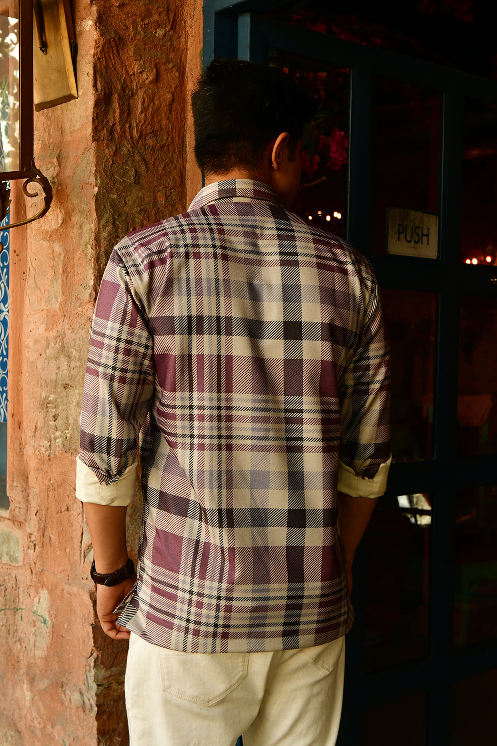 Twin Pocket Checks Shirt